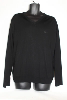 Suéter de lana negro XL Giorgio Armani para hombre  Foto 1 de 4
