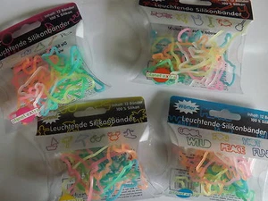12 x 12er Set Leuchtende Silikonbänder Restposten  Sonderposten   - Bild 1 von 2
