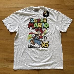 Super Mario Shirt Herren Extra Large Weiß Nintendo Made In 85 Retro NES - Bild 1 von 6