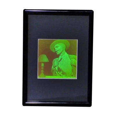 Maschera 3D film Jim Carrey ologramma a 2 canali con cornice, pellicola fotopolimero polaroid - Immagine 1 di 4