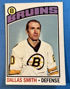1976-77 O-PEE-CHEE HOCKEY #105 DALLAS SMITH BOSTON BRUINS NHL Vintage OPC