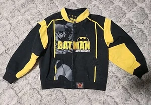 Boys Youth Batman Denim Jacket Size 7 C106 - Picture 1 of 10