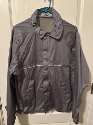 Vintage Titleist Collection Gray Seam Sealed Windbreaker Golf Jacket Size L - Изображение 1 из 4