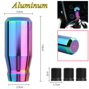 Modified 5 Speed Car Shift Knob Gear Shifter Lever Aluminum 1PC W/Adapters Kit - Picture 1 of 10