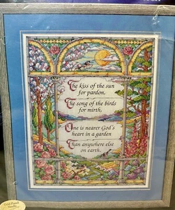 Bucilla JARDÍN REFLEJOS Kit Punto de Cruz Sandy Orton~#41797~ DIOS Religioso - Imagen 1 de 3