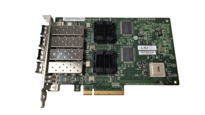 LSI LSI7407E2-LC  L3-25163-03A Quad Port 4GB HBA PCIe FC Card FSP+ - Image 1 of 4