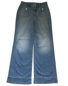 J Crew Damen Gr. 28 High Rise Wide Leg 96 Denim Matrosenhose Jeans •2024 - Bild 1 von 12