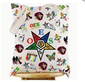 Order OES Star Canvas Tote Bag Allover Print - Bild 1 von 3