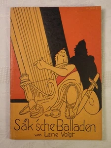 Säk'sche Balladen Barodien von Lene Voigt Zeichnungen Walter Rosch 76 n. Seiten - Afbeelding 1 van 10