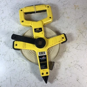 Komelon 100 Feet Reel Tape Measure Model 6611 Standard Double Coated Blade - Picture 1 of 9