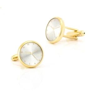 Cufflinks Watch Mens Jewelry Price Under 100 Cuff Links Personalized How To Wear - Picture 1 of 8