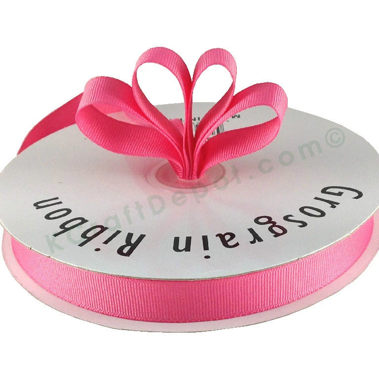 Grosgrain Ribbon 1/4", 3/8", 5/8", 7/8". 1.5" 50 Yards Roll Bulk 40 Colors - Image 1 of 1
