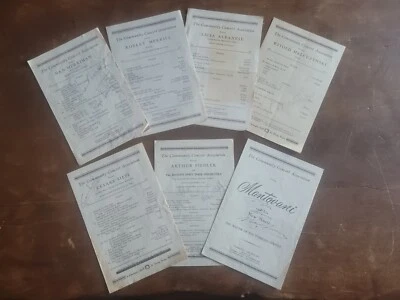 Community Concert Association 1950's Signed Opera Programs (7) Cesare Siepi+ - Image 1 of 4