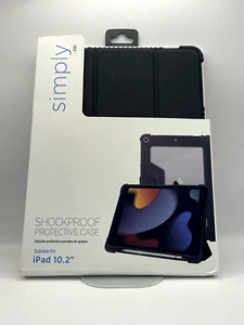 Apple iPad smart protection cover - 10.2" IPAD - Smash Tech CLIK - BLACK - Picture 1 of 3