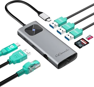 USB C Hub with HDMI 4K 60Hz, PD100W Charging USB-C - Picture 1 of 8