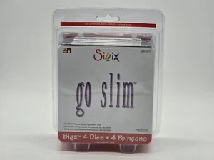 Sizzix Lowercase Alphabet Set Gi Slim 4 Dies - Picture 1 of 6