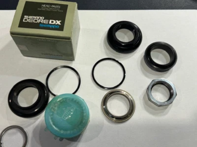 ! Vintage Shimano Deore DX HP-M650 Threaded 1" Headset With Spacer, New NOS - Image 1 of 4