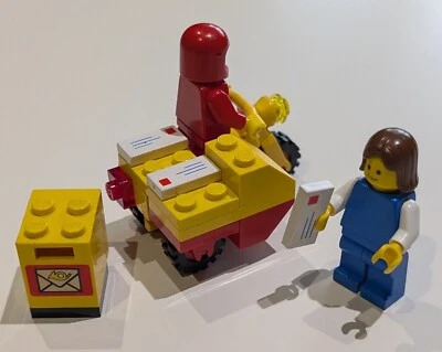 Lego Town Postal Mailman on Motorcycle 6622 100% Complete - Box & Instrucs 1984 - Image 1 of 4