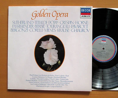 414 205-1 Golden Opera Sutherland Pavarotti Corelli etc NEAR MINT Decca Jubilee - Image 1 of 4
