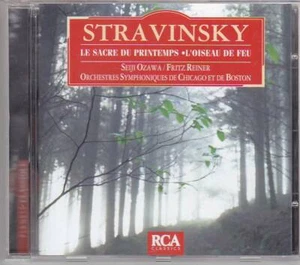 CD - Stravinsky - Le Sacre Du Printemps - L'oiseau De Feu Orch Chicago et Boston - Picture 1 of 2