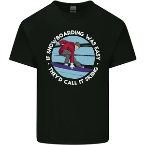 If Snowboarding Was Easy Call It Skiing Mens Cotton T-Shirt Tee Top - Bild 1 von 102
