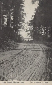 Lake Attitash - Merrimac, Massachusetts - litografia non spedita - Foto 1 di 3