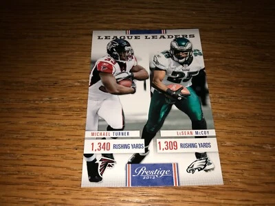 2012 Prestige League Leaders #6 LeSean McCoy/Michael Turner - Image 1 of 2