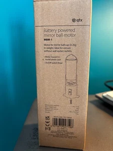 QTX Battery Powered Motor for Rotating Mirror Glitter Ball up to 2KG - new - Picture 1 of 3
