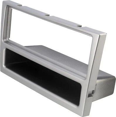 Marco Montaggio Radio Auto Opel Corsa Vectra Meriva Vivaro Chrome Metallic F16P - Immagine 1 di 4