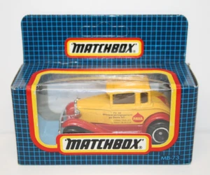 MATCHBOX SUPERFAST MB 73 FORD MODELL A AUTO PAVA DANISH VEHICLE PARTS COMPANY MIB - Bild 1 von 5