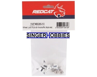 REDCAT RACING RER13439 SixtyFour Wheel Lock Nuts & Knockoffs HH - Image 1 of 2