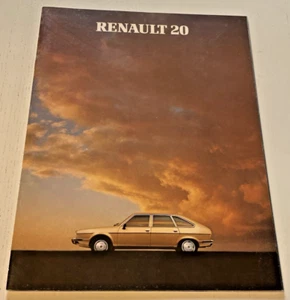 Brochure Publicitaire RENAULT 20 - Novembre 1981 - Bel Etat. - Picture 1 of 9