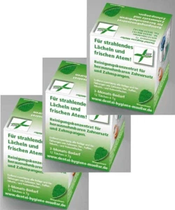 3 x Limpiador Dental Concentrado Limpiador para Aparatos de Limpieza Ultrasónica - Imagen 1 de 3