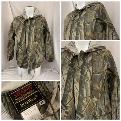 Chaqueta impermeable Stearns DryWear camuflada M marrón árbol real polivinilo YGI Q2-175 Foto 1 de 4