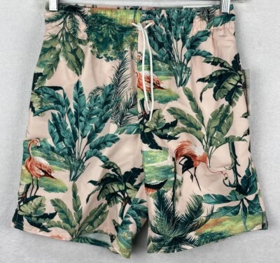 Bañador Hawaiano Old Navy Hombre S Malla Calzoncillo Forrado Rubor Verde 28x8 Nuevo con Etiquetas $29.99 Foto 1 de 4