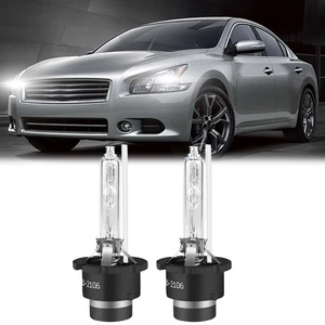 6000K WHITE HID Headlight Bulb For Nissan Maxima 2009-2014 LOW BEAM Set of 2 - Picture 1 of 11