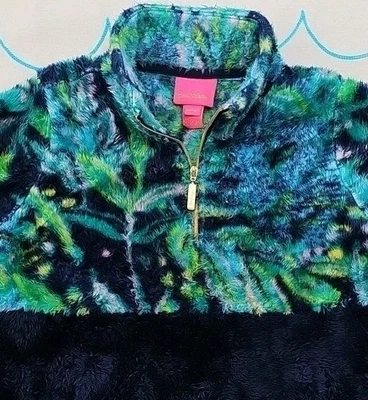 Sudadera Lilly Pulitzer Niños Jóvenes Polar 1/2 Cremallera Keala Sherpa Talla S (4-5) Foto 1 de 4
