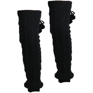  1 Pair of Winter Thermal Warm Leg Warmers Women Leg Covers Fashionable Winter - Picture 1 of 12