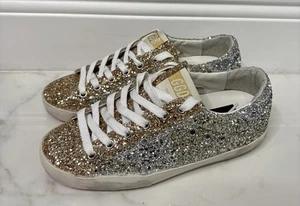 Golden Goose Superstar GGDB Bicolor Glitter Low Top Sz 36 Limited Edition - Picture 1 of 9