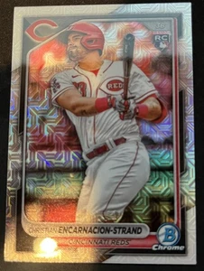 CHRISTIAN ENCARNACION-STRAND #79 RC 2024 BOWMAN CHROME REDS MOJO - Picture 1 of 2