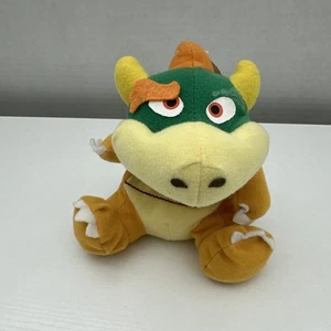 Vintage 1997 BD&A Nintendo 64 Bowser 6" Beanie Bean Bag Plush Doll 1 Eyebrow - Picture 1 of 7