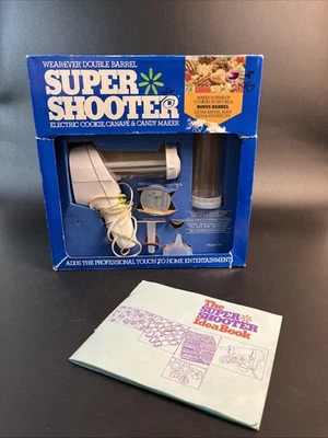 Vintage WearEver Double Barrel Super Shooter Electric Cookie Maker 70001B Tested - Image 1 of 4