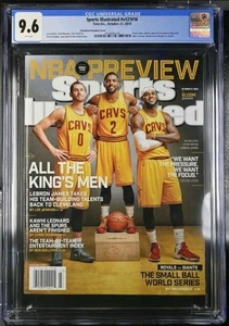 2014 Sports Illustrated Newsstand LeBron James Graded CGC 9.6 Pop 3 None Higher  - Picture 1 of 2