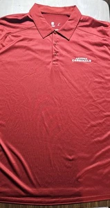 Arizona Cardinals Nike Dri-Fit Men’s Golf Polo XXL 2XL Red NFL Shirt Football - Picture 1 of 12