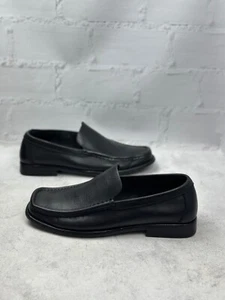 Gucci Clásico De Colección Cuero Negro Penny Mocasines Zapatos Hombres Talla 42 E Muy Raro - Imagen 1 de 24