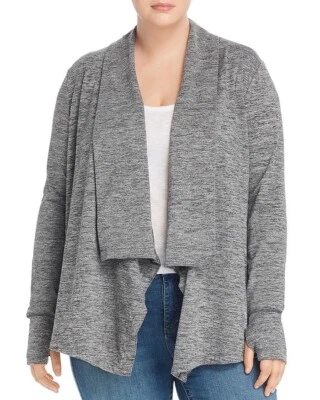 Nike Yoga Dri FIT Drape Front Cardigan Wrap Heather Womens SIZE 2X - Image 1 of 4