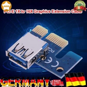 PCI E 1X Adapter PCIe X1 auf USB 3.0 Adapter für PCIe Riser Cryptocurrency Minin - Bild 1 von 8