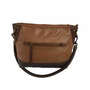 The Sak Handtasche Leder Schultertasche camelbraun Geldbeutel Beuteltasche - Bild 1 von 8