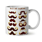 Moustache Stylish NEW White Tea Coffee Mug 11 oz | Wellcoda