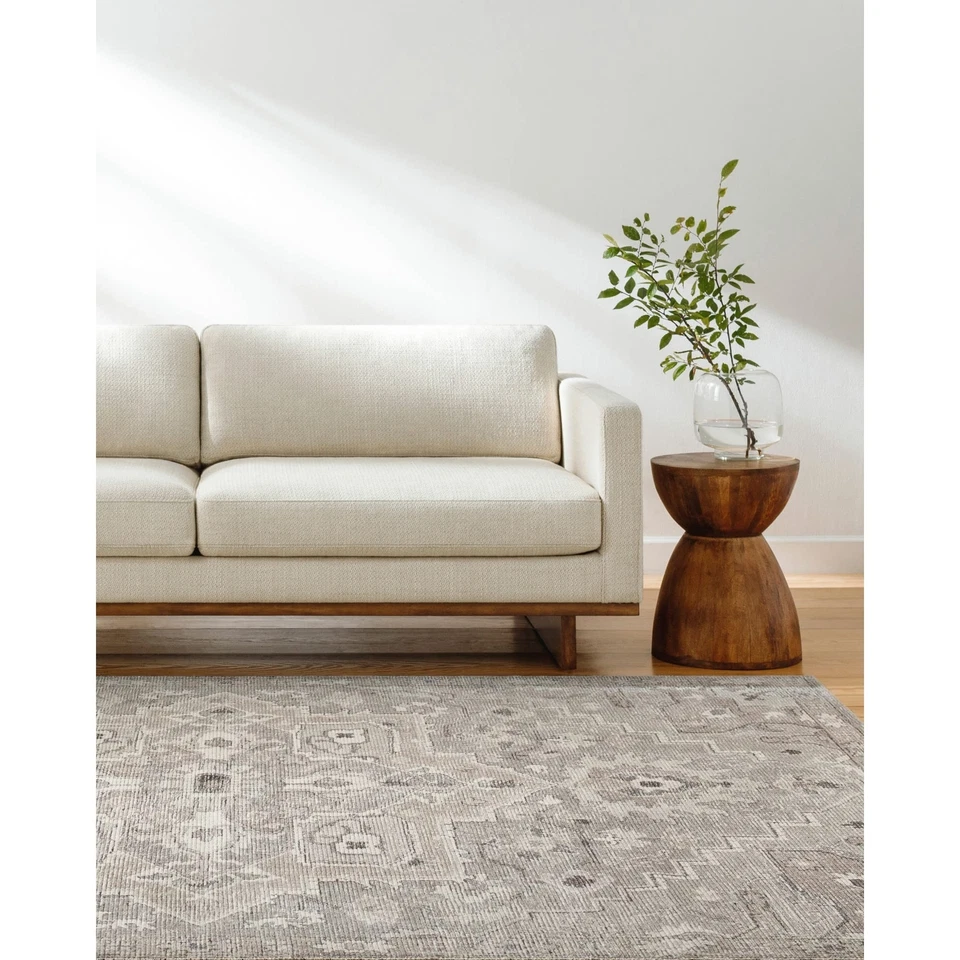 Livabliss x Becki Owens Elle Medallion Runner Area Rug, 2'7" x 7'3", Light Grey - Image 1 of 4